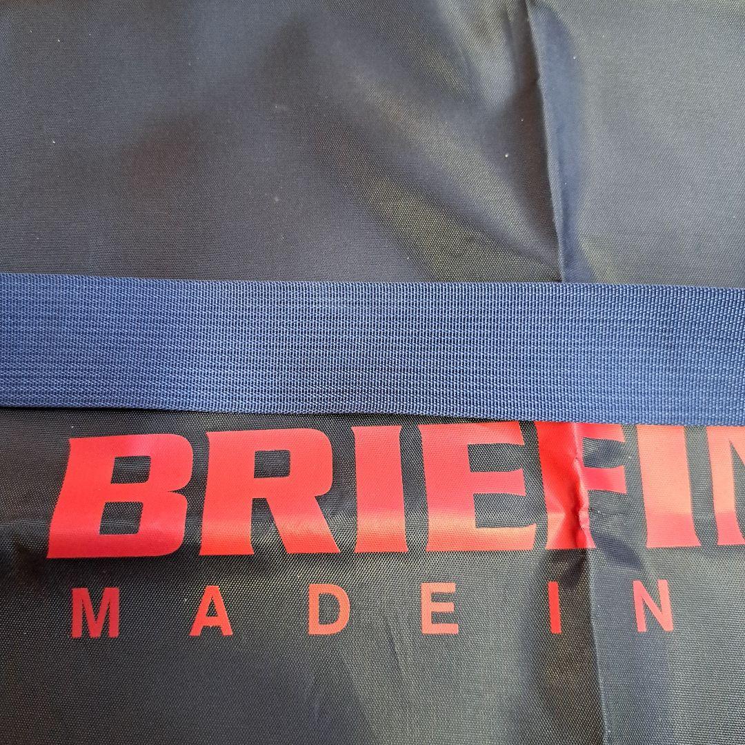 BRIEFING ビームスプラスネイビー ショルダーバッグ(袋付き)
