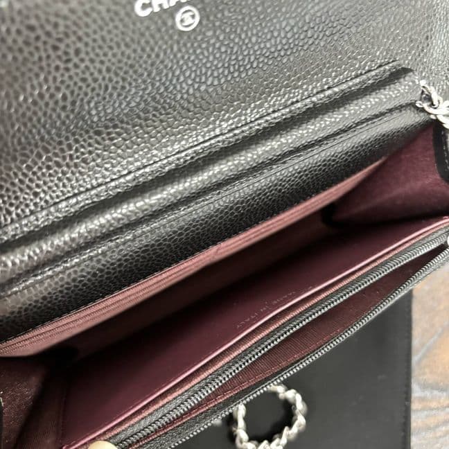 ラムスキン マトラッセ チェーンショルダー バッグ