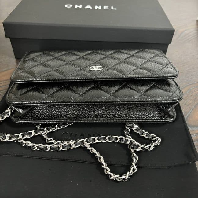 ラムスキン マトラッセ チェーンショルダー バッグ