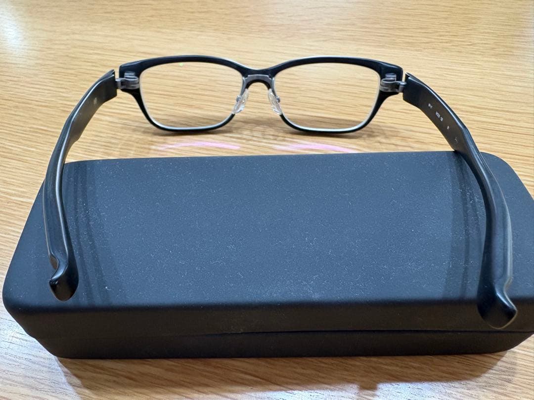 999.9 フォーナインズ　np-17 メガネ　眼鏡　マット　ブラック