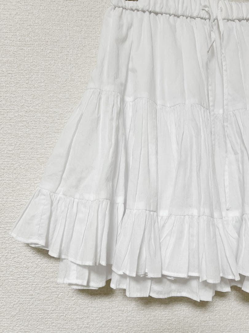 SNIDEL スナイデル(タグ付き)コットンボリューム ミニスカート