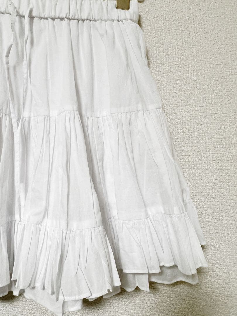 SNIDEL スナイデル(タグ付き)コットンボリューム ミニスカート