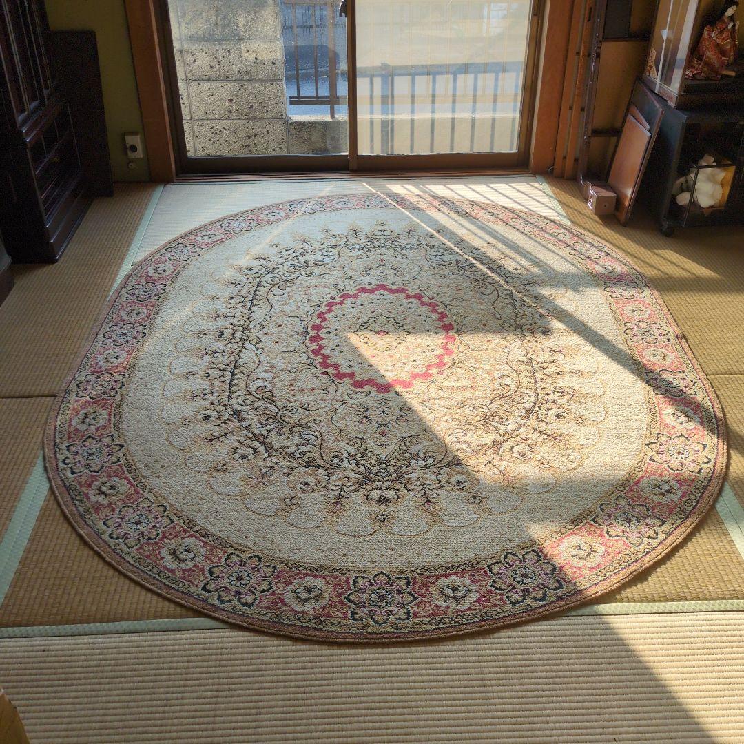 ★値下げ! 投げ売り お買い得★ペルシャ風絨毯 メダリオン柄 絨毯 センターラグ