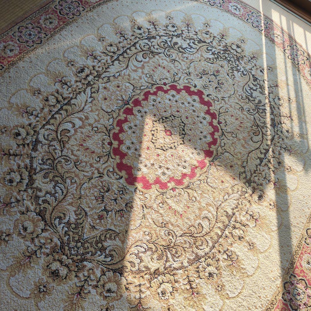 ★値下げ! 投げ売り お買い得★ペルシャ風絨毯 メダリオン柄 絨毯 センターラグ