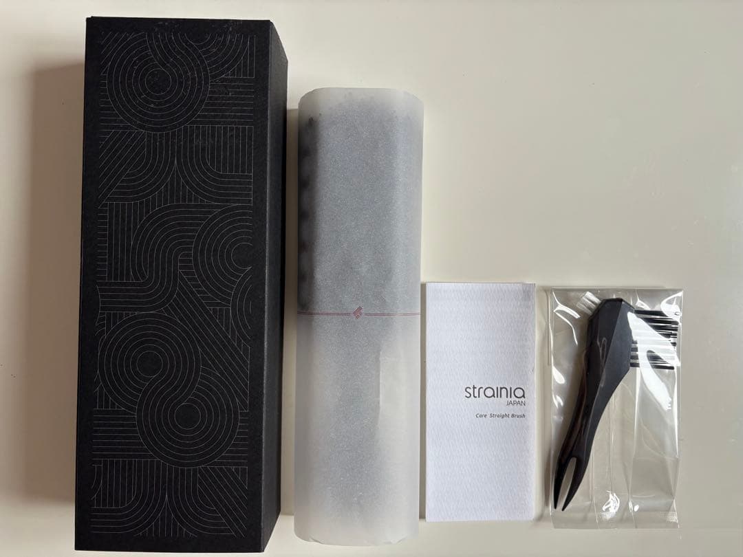 Strainia ストレーニア ケアストレートブラシ ヘアブラシ 癖毛 うねり
