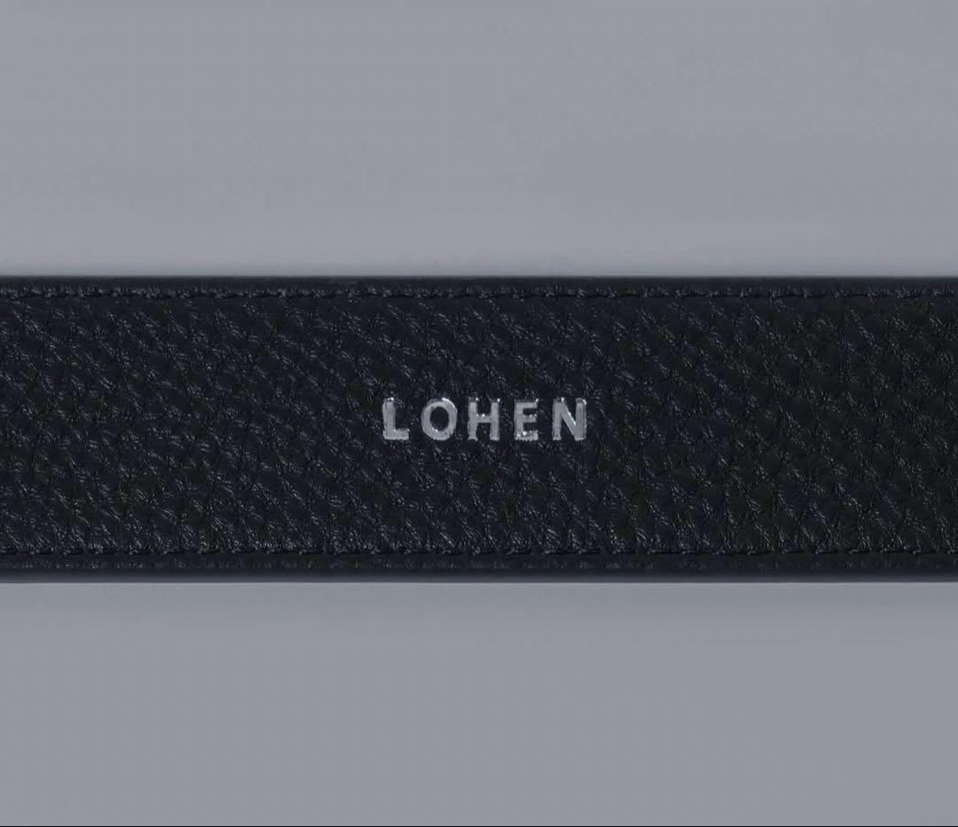 LOHEN ローヘン ベルト シルバー レザー 牛革