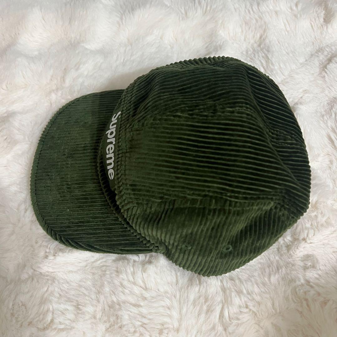 25AW Supreme Corduroy Camp Cap グリーン