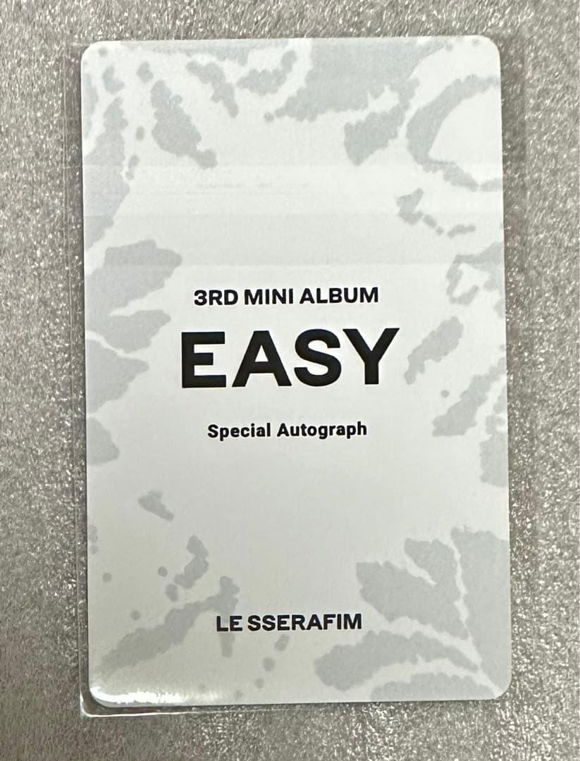 ルセラフィム Weverse 来日記念 ラキドロ 直筆サイン トレカ ユンジン