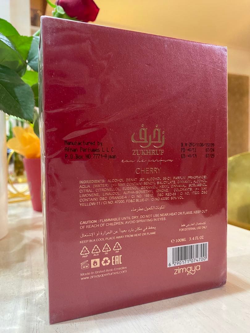 香水(女性用) Zimaya Zukhruf Cherry