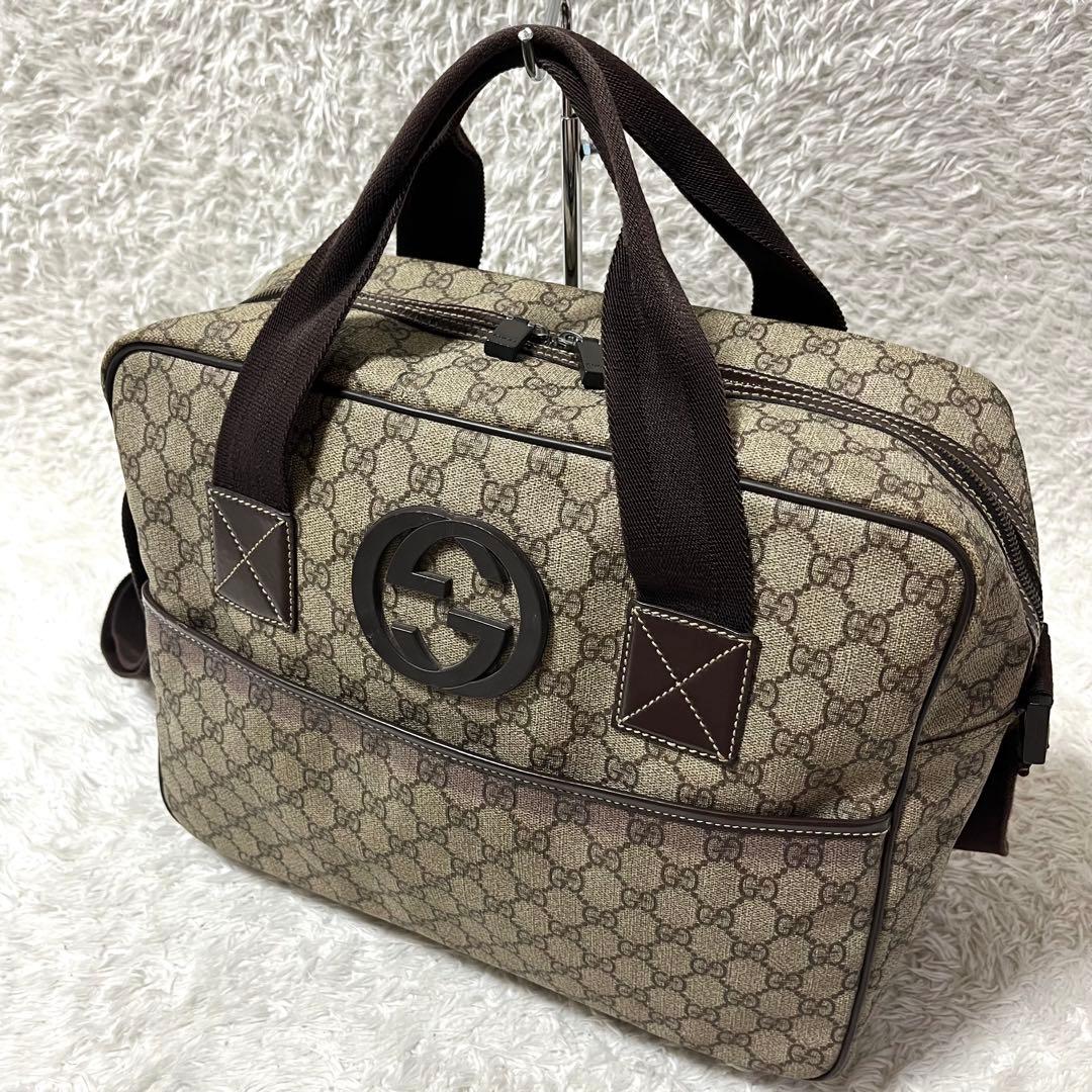 ✨激レア✨GUCCI グッチ 2way GG柄 ボストンバッグ ビジネスバッグ