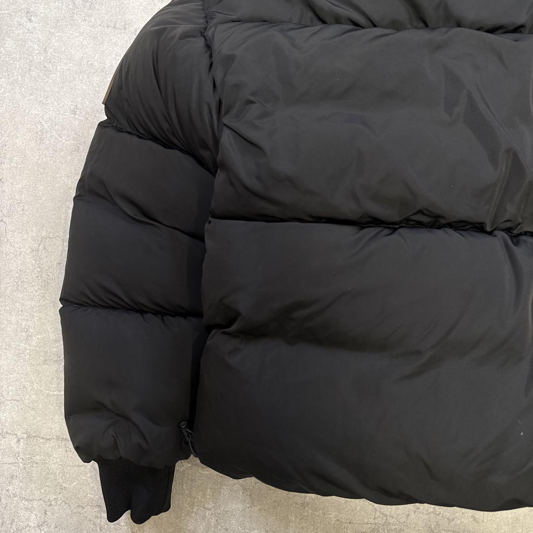 みーこ　ドロールドムッシュ 肉厚 ダウンジャケット 短丈 M 黒 吾亦紅