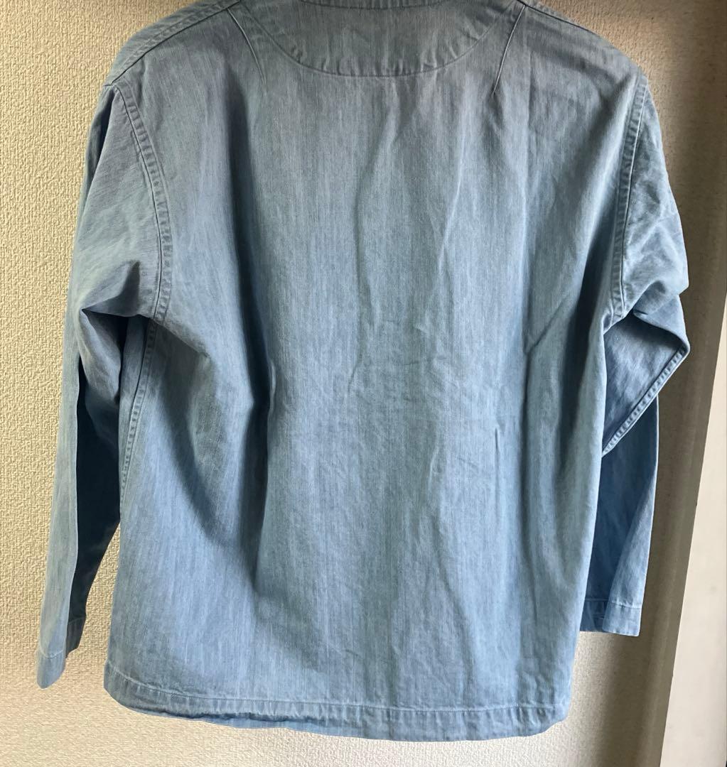 値下げ【美品】ゴーシュ ライトデニム　ノーカラージャケット