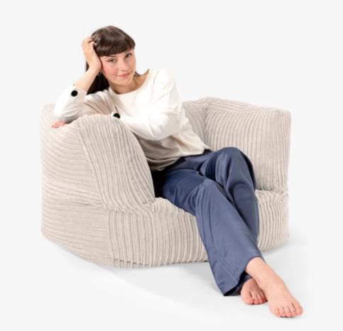 【限定品】loungepug ビーズクッション　ベージュ