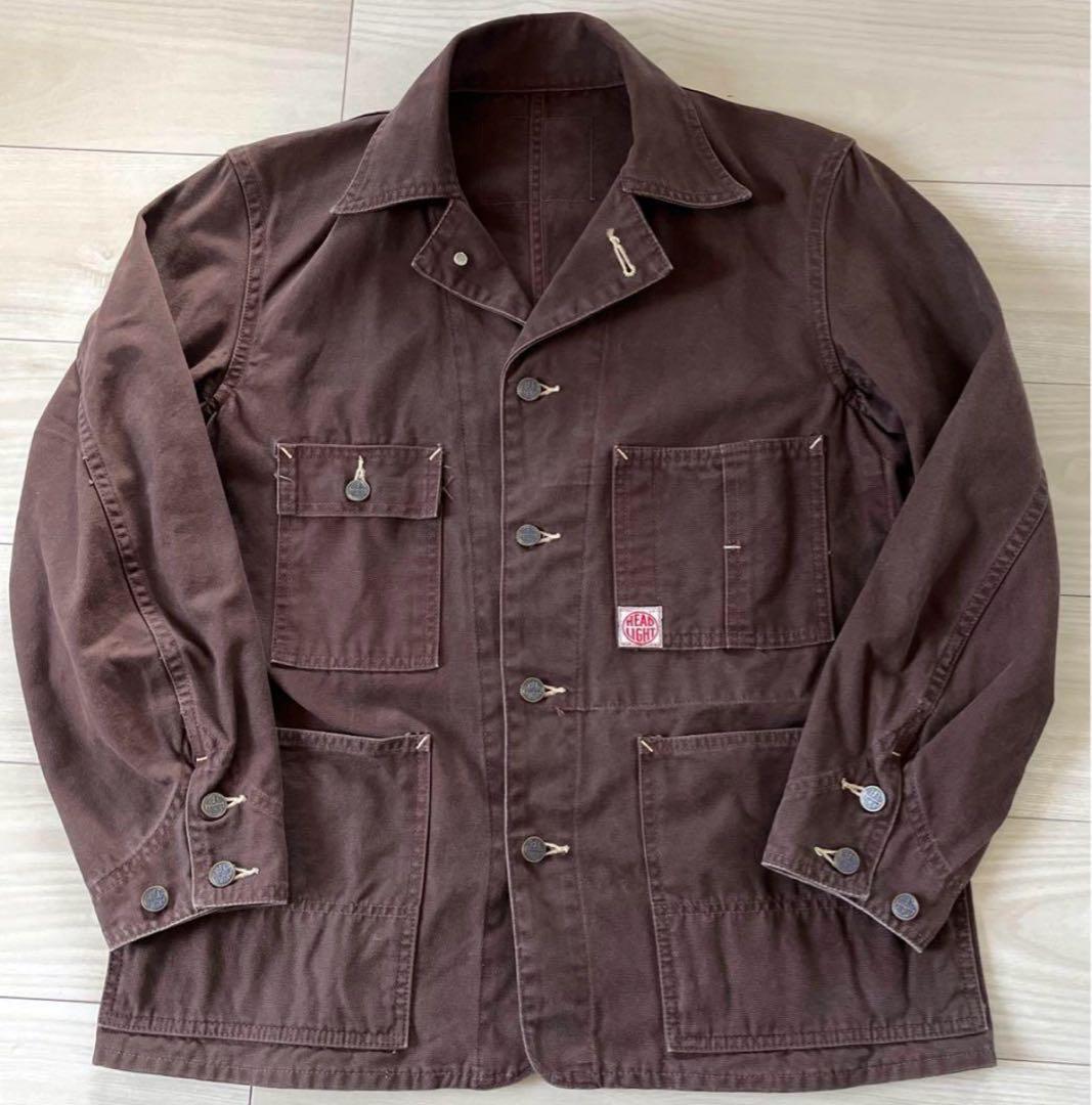 【HEADLIGHT】 ブラウンダック　カバーオール