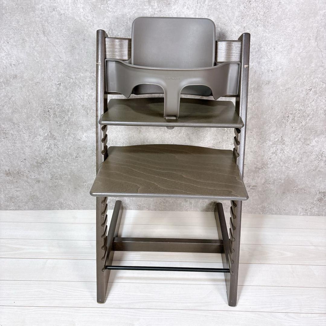 【美品】ストッケ トリップトラップ ベビーセット S/N 4 木製 ハイチェア