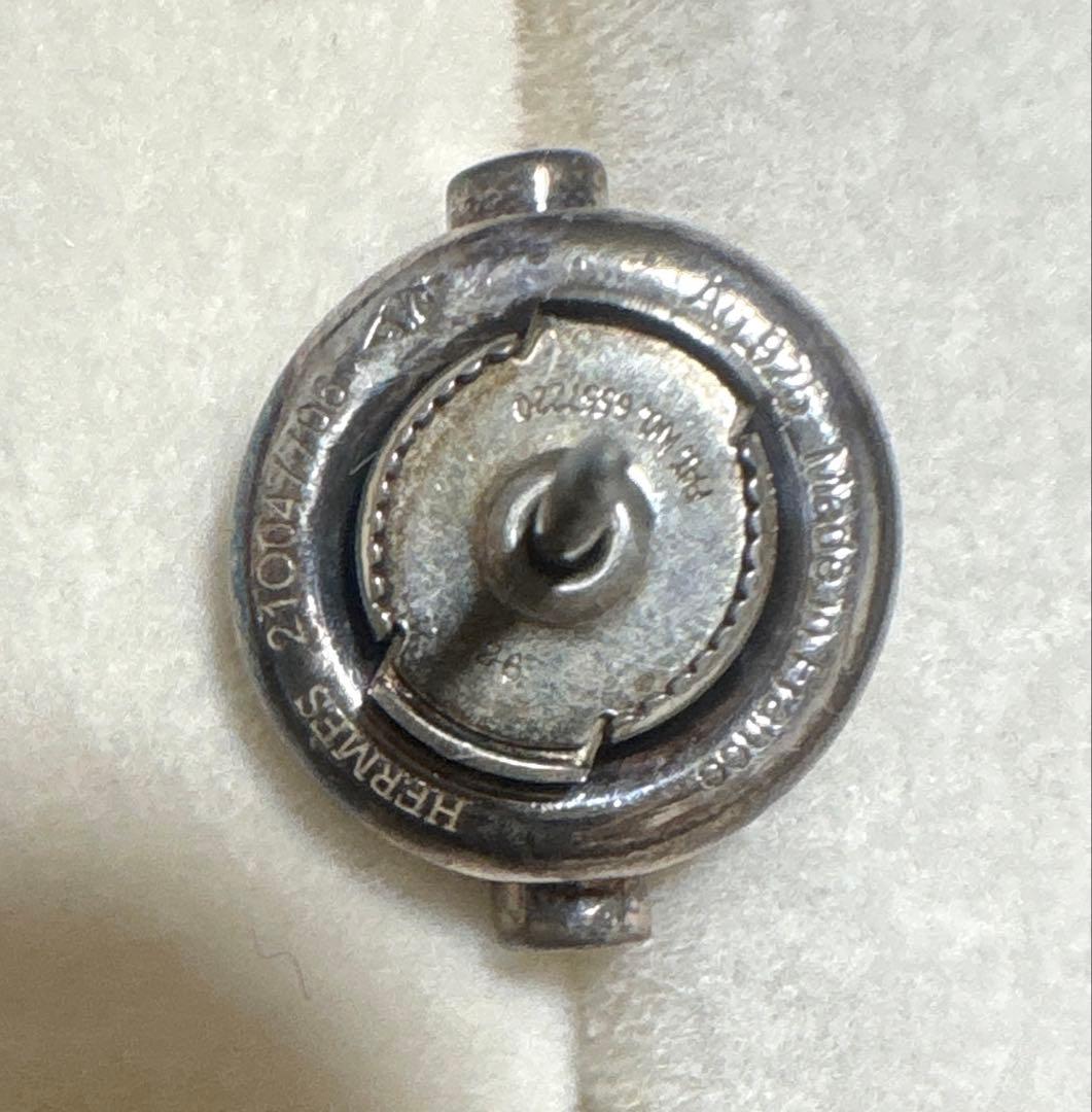 HERMES グレナン　イヤリング　シルバーピアス