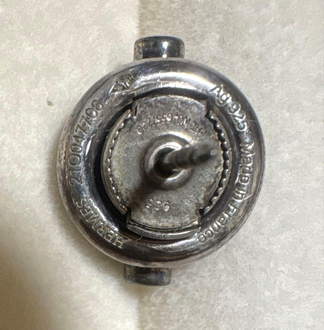 HERMES グレナン　イヤリング　シルバーピアス