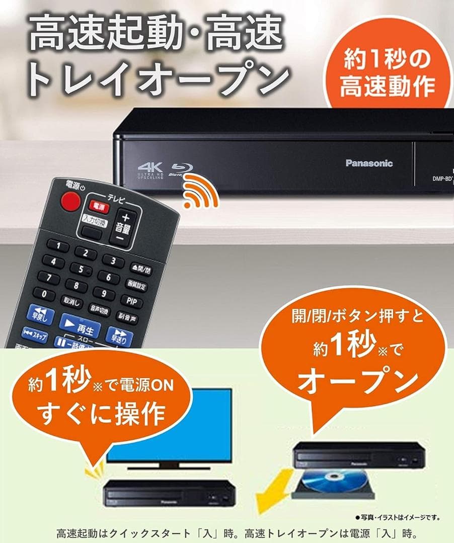 Panasonic BDプレーヤー DMP-BDT180 超美品　使用少なめ