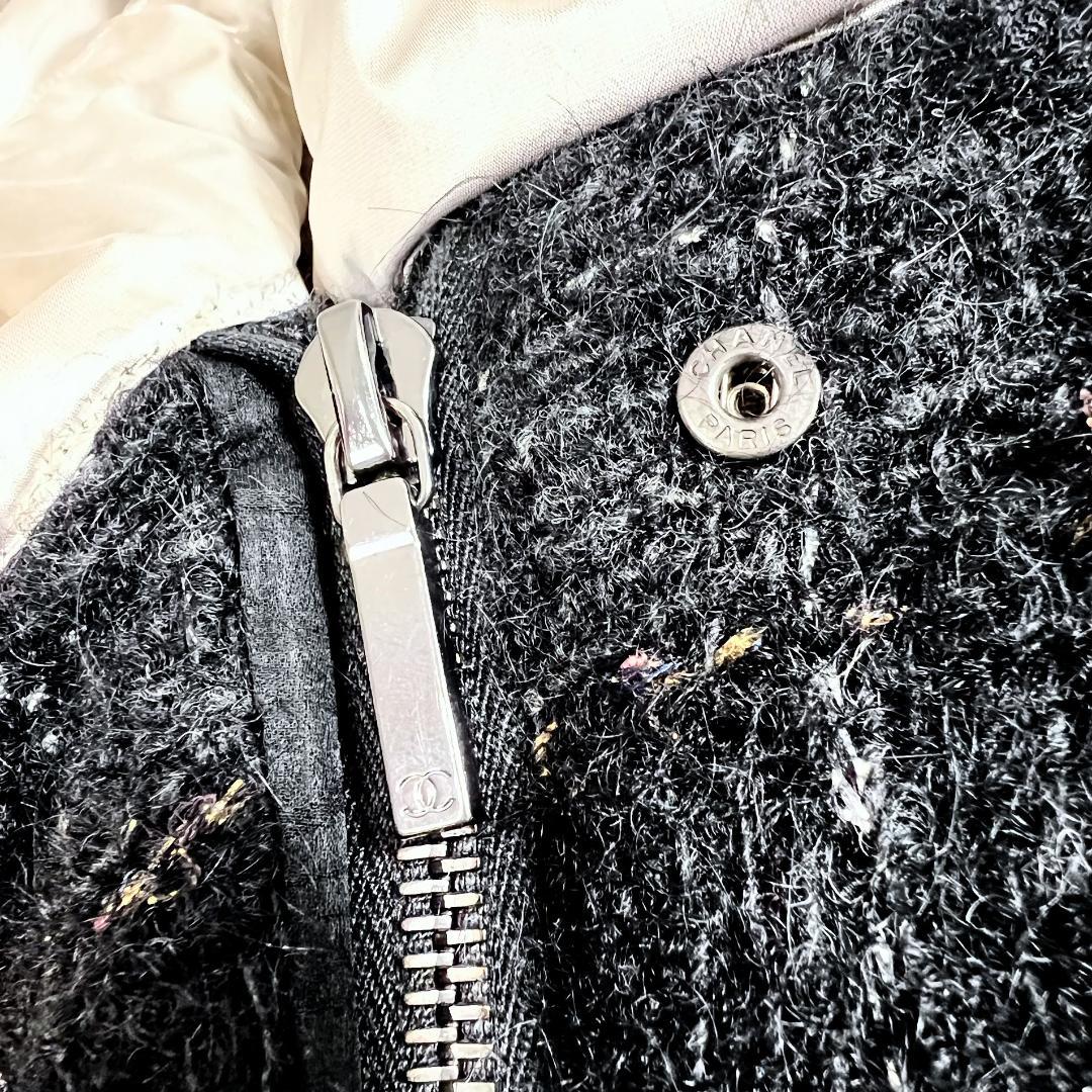 ★CHANEL★美品★ツイード★アルパカ★中綿★ダウン★フーディ★コート