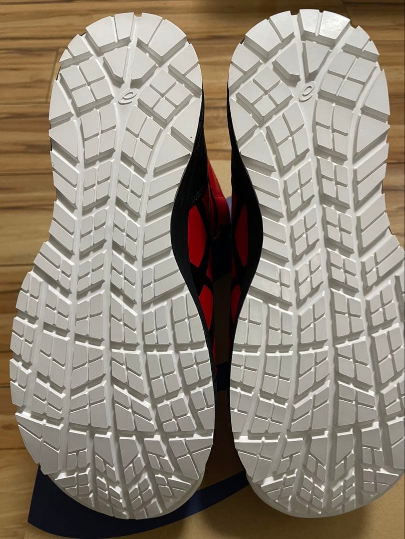 asics WINJOB RED/BLACK 27.0 安全靴