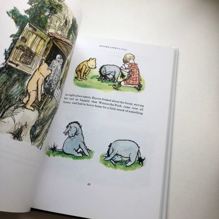 くまのプーさん　絵本　英字　2冊