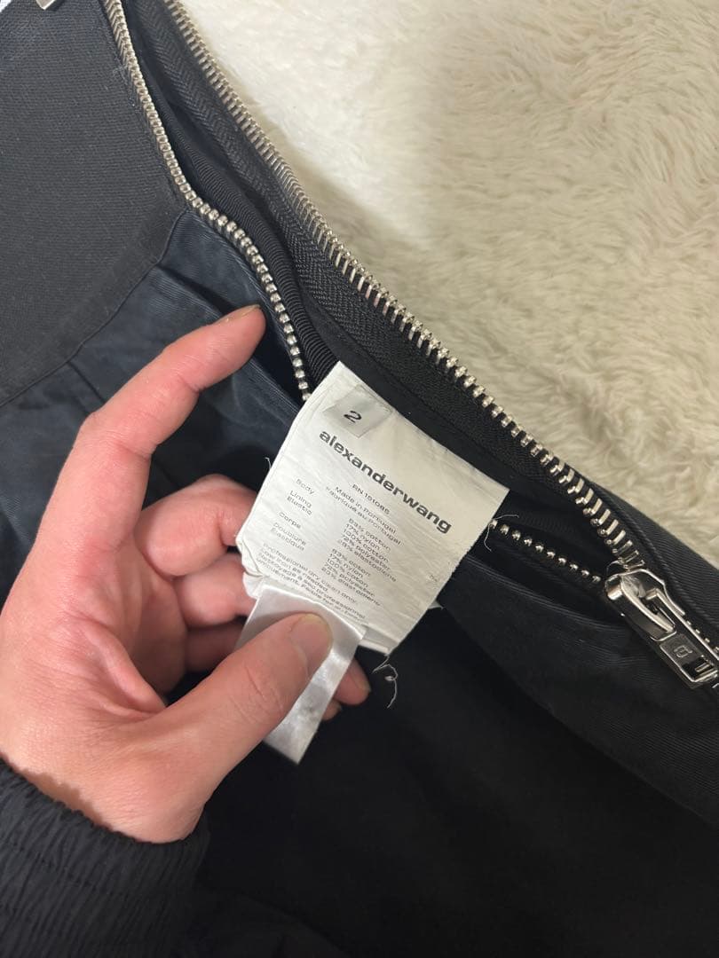 AlexanderWang ハイウエストロゴサファリショートパンツ サイズ2