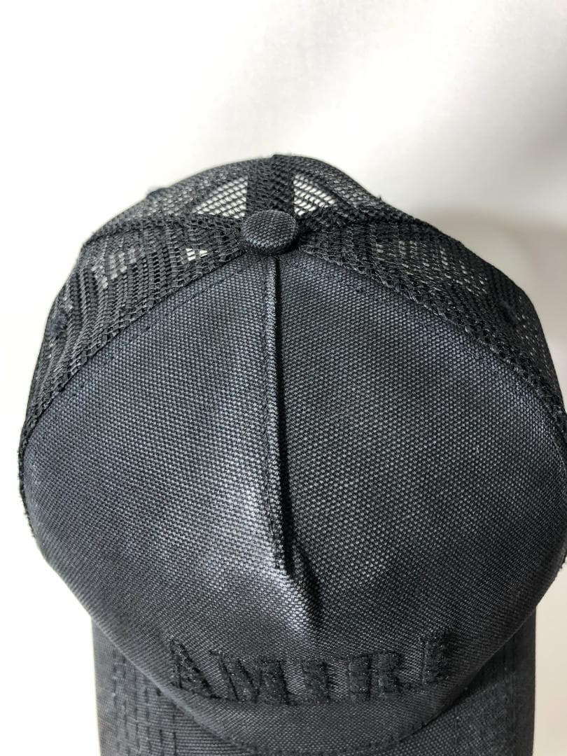 わっさん様 本物 AMIRI ブラック キャップ CORE LOGO
