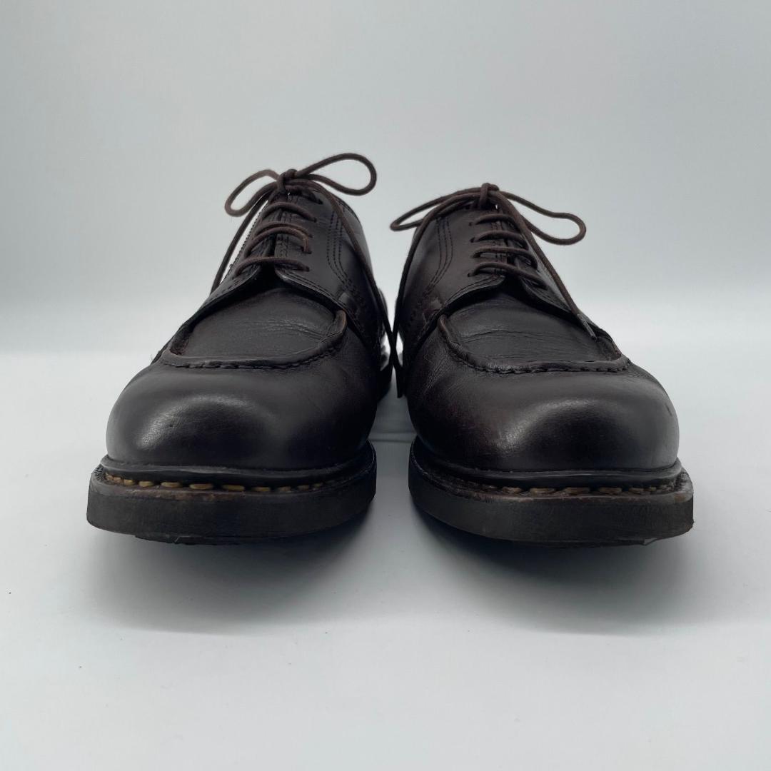 16470✨イッセイミヤケメン×パラブーツ 7 本革 レザー ドレスシューズ