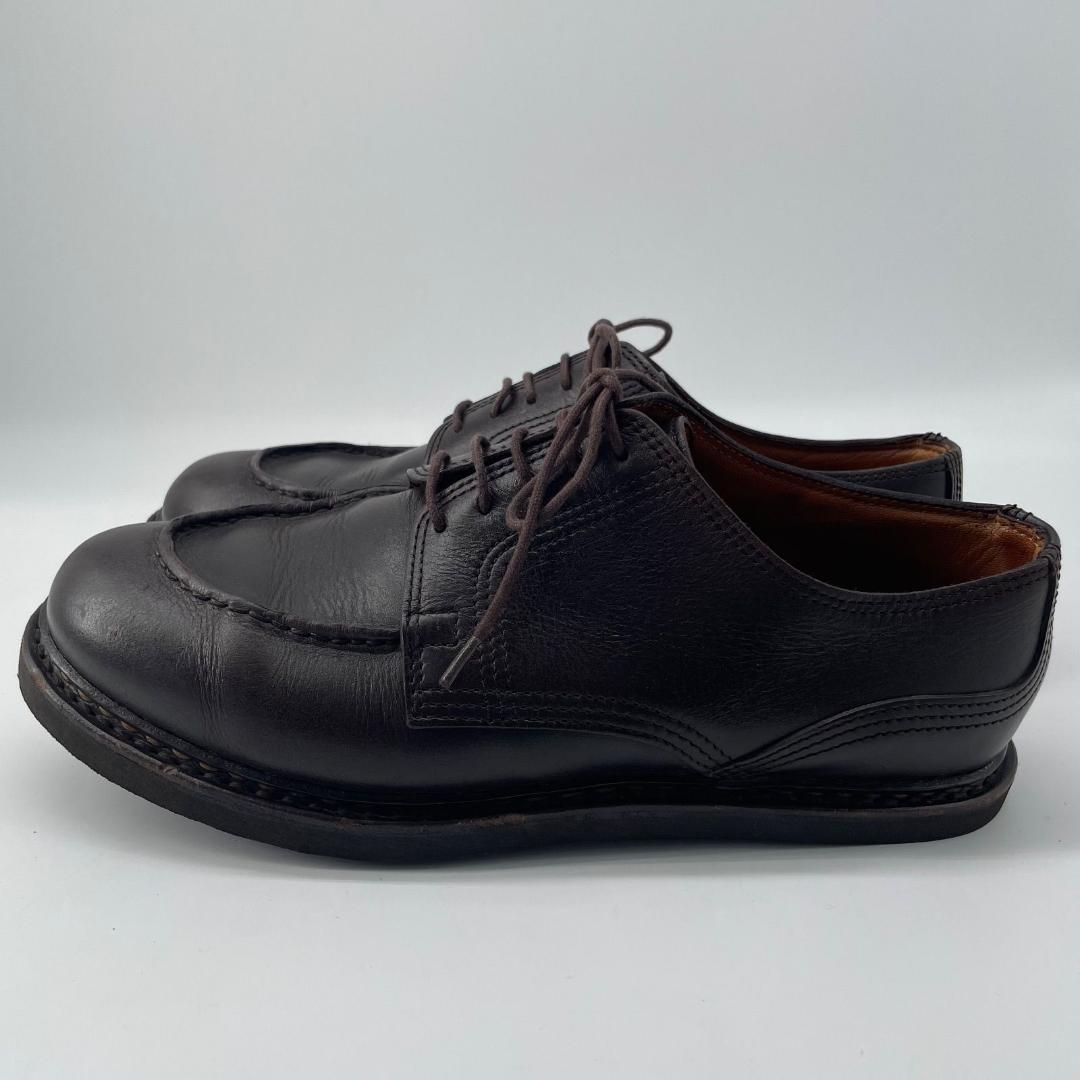 16470✨イッセイミヤケメン×パラブーツ 7 本革 レザー ドレスシューズ