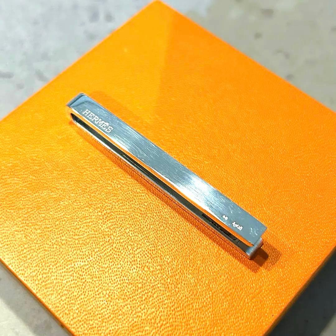【超希少・美品】HERMES Hデザイン エブリン ネクタイピン Ag925