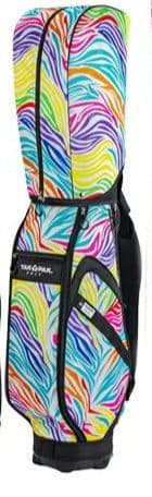 YAKPAK ゴルフバッグ カラフルゼブラ柄