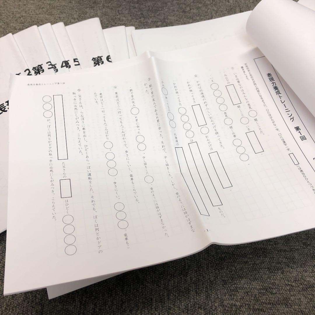 早稲田アカデミー　６年　公立中高一貫コース　土曜特講表現力養成講座　全１５回