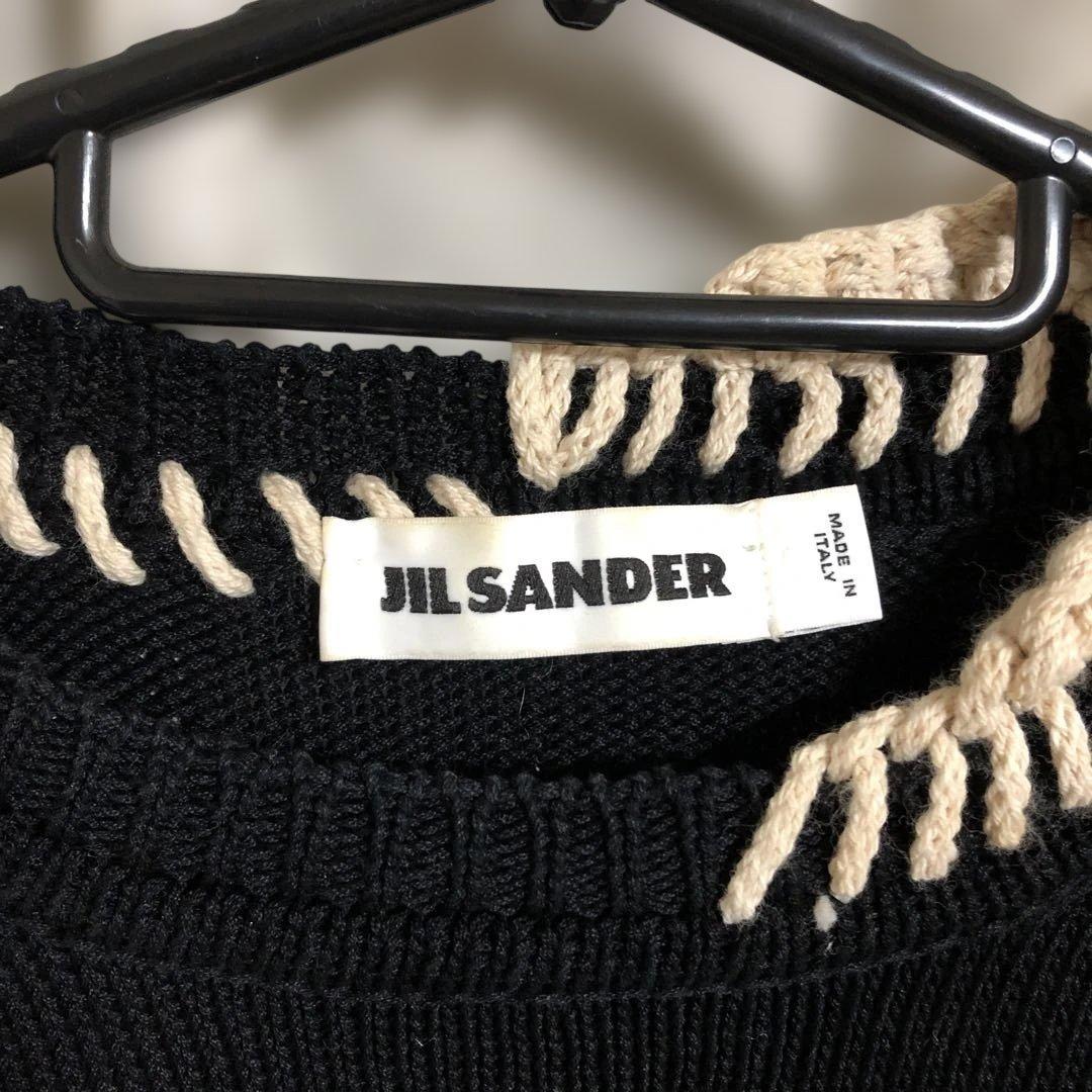 JIL SANDER ブラックニットベスト