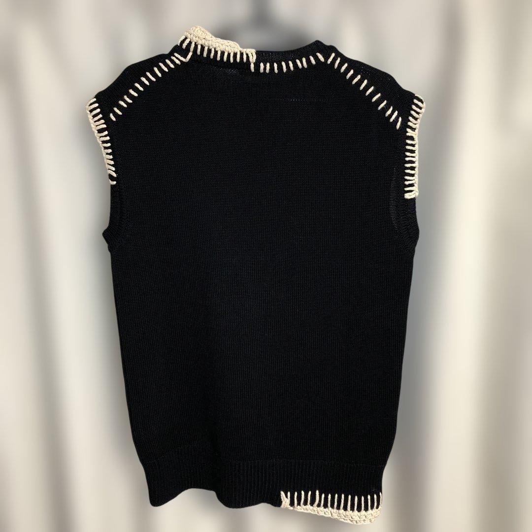 JIL SANDER ブラックニットベスト