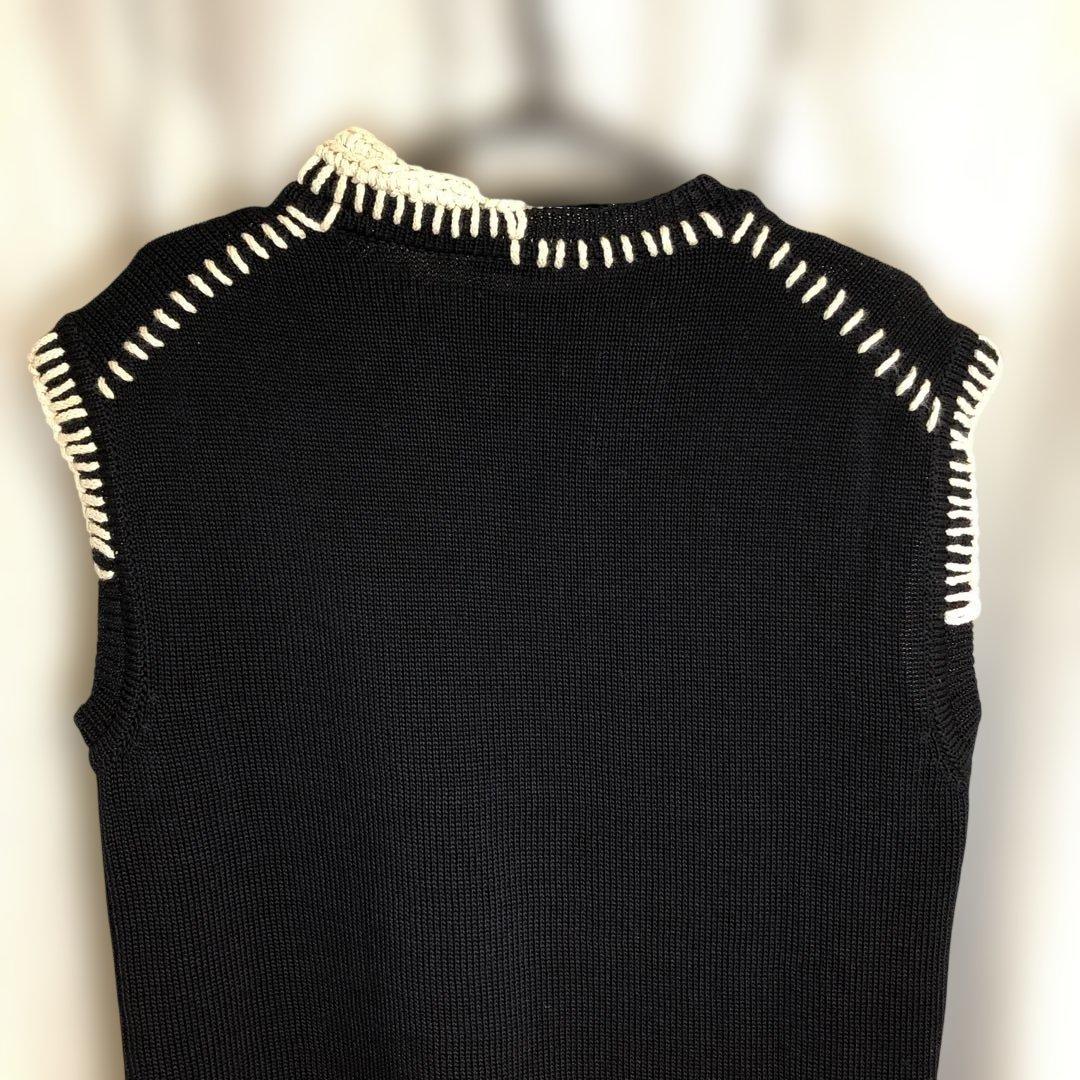 JIL SANDER ブラックニットベスト