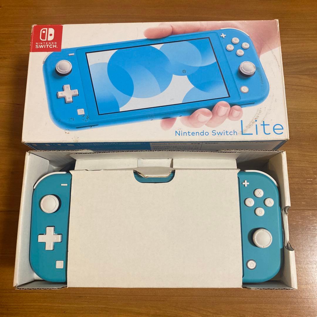 Nintendo Switch Lite 青 本体とアダプター付き