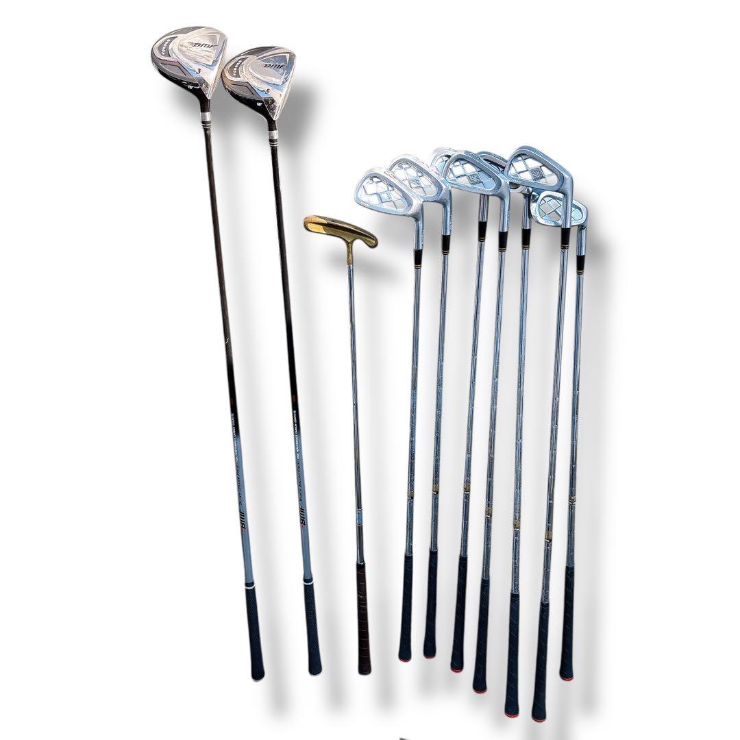 BMF BRIDGESTONE 初心者 クラブセット 黒 一式 10本セット