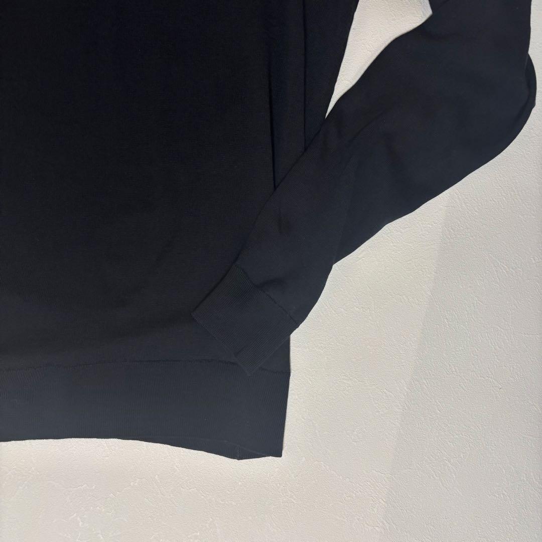 ジョンスメドレー タートルネックニット ブラック　メリノウール 英製 S定価5万