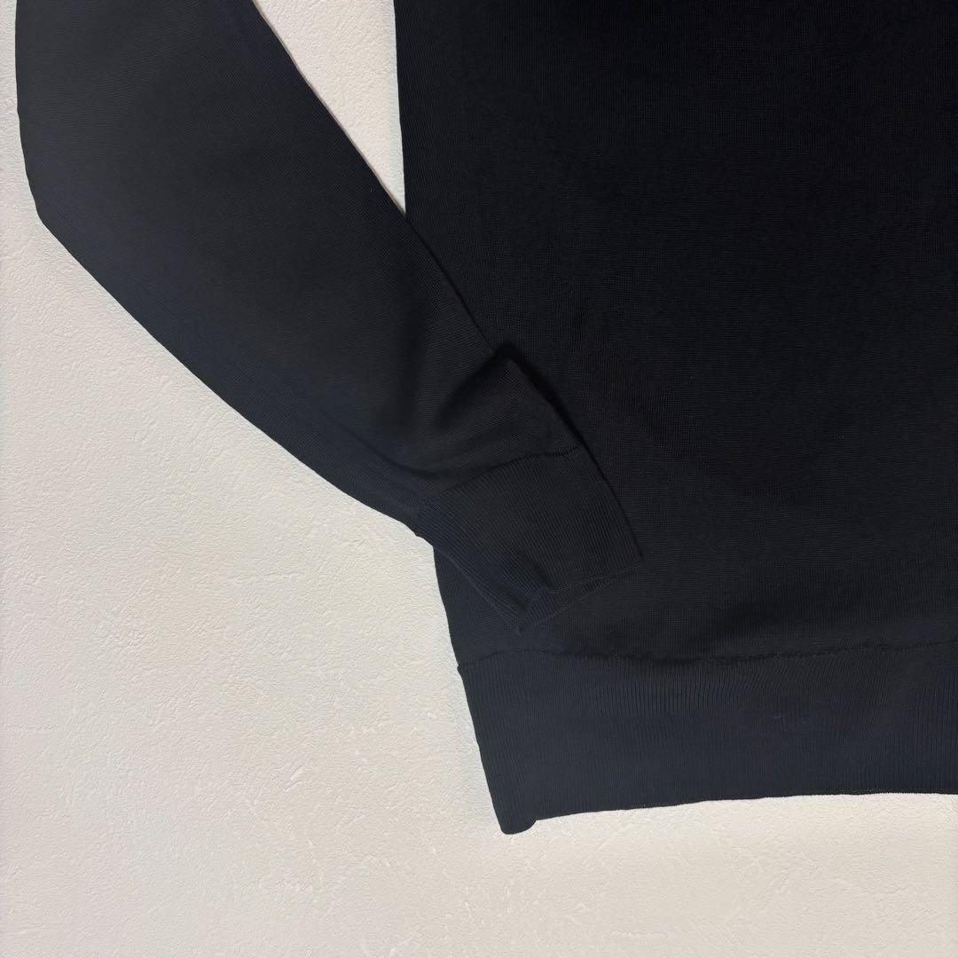 ジョンスメドレー タートルネックニット ブラック　メリノウール 英製 S定価5万