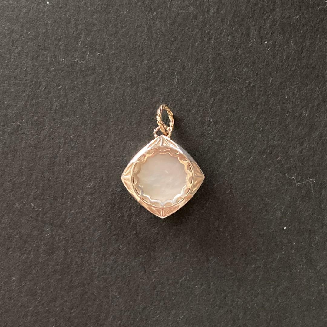 シ*ー様 美品 agete シルバー／K10サンストーンチャーム 完売品