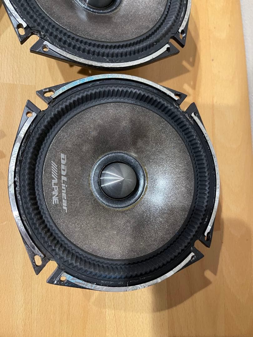 アルパイン スピーカー17cm DDL-RT17S ACR50Wに装着しました