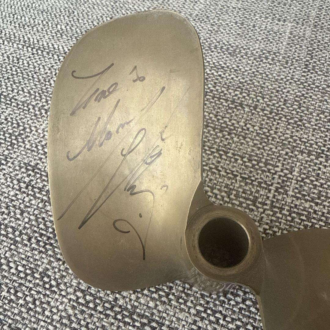 ボートレーサー　松井繁選手　実筆サイン入りプロペラ⭐︎激レア登録番号刻印　箱付き