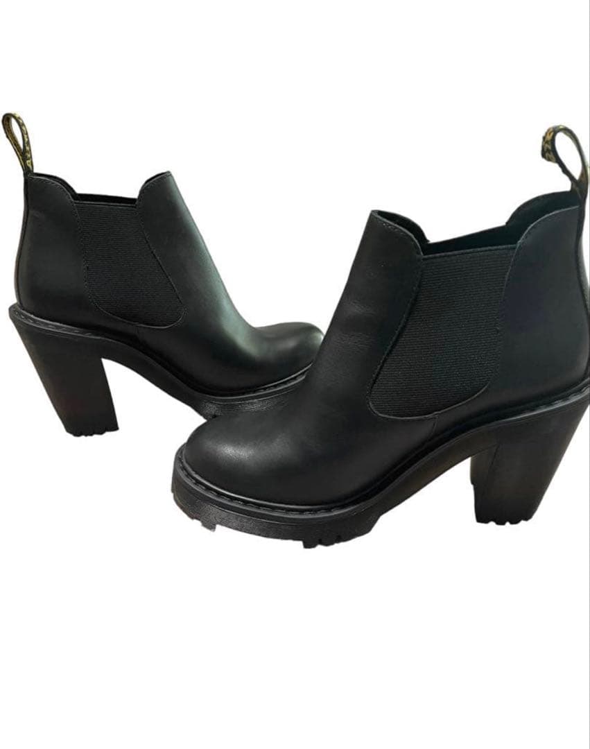 『美品』ドクターマーチン　チェルシーブーツ　サイドゴアチャンキーヒール