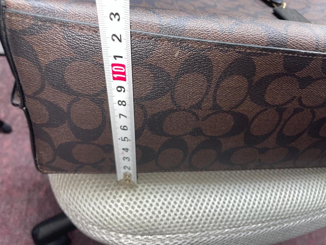 【新品未使用】コーチモリー トート シグネチャー キャンバス