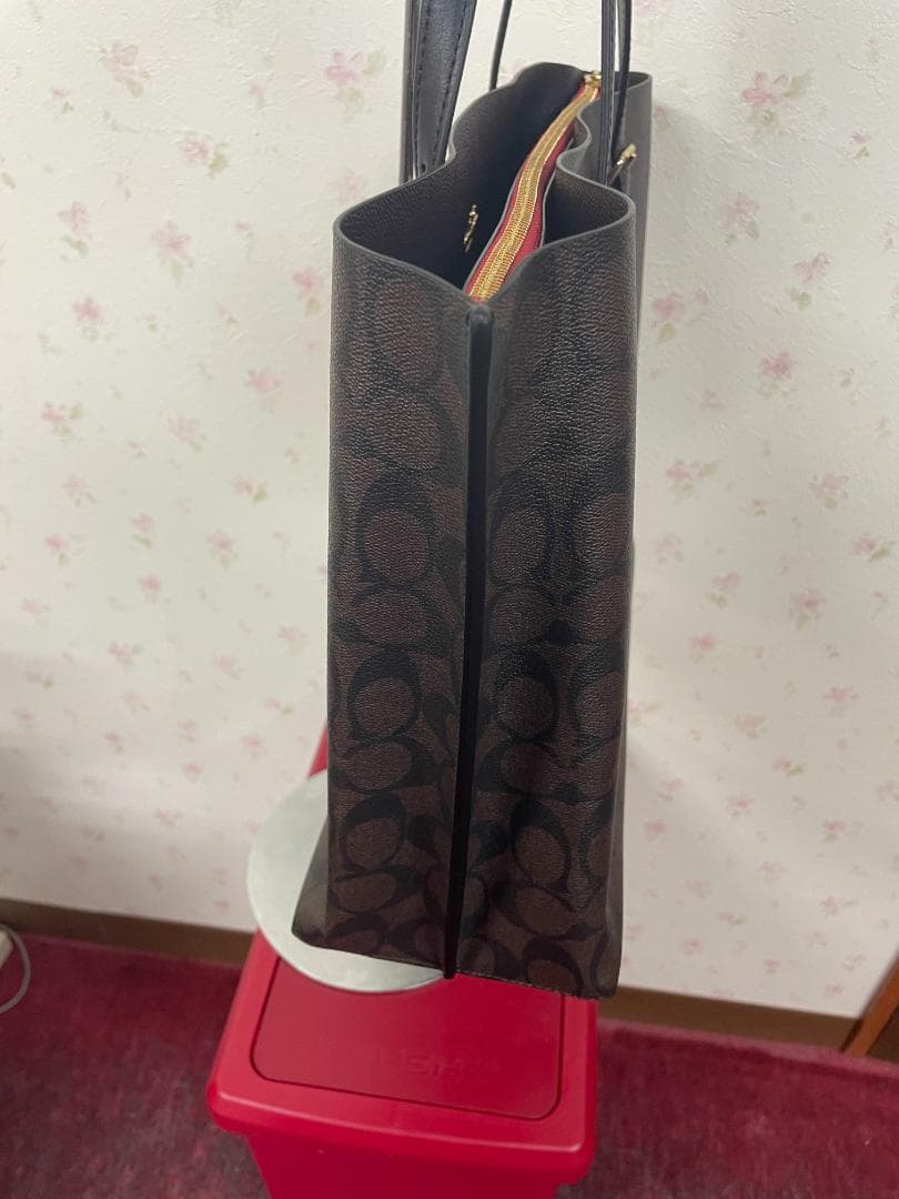 【新品未使用】コーチモリー トート シグネチャー キャンバス