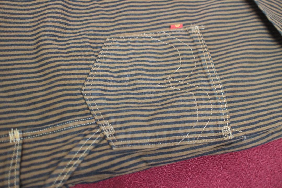 リーバイス レッド　オーバーオール　ブラウンヒッコリー　Lサイズ　未使用