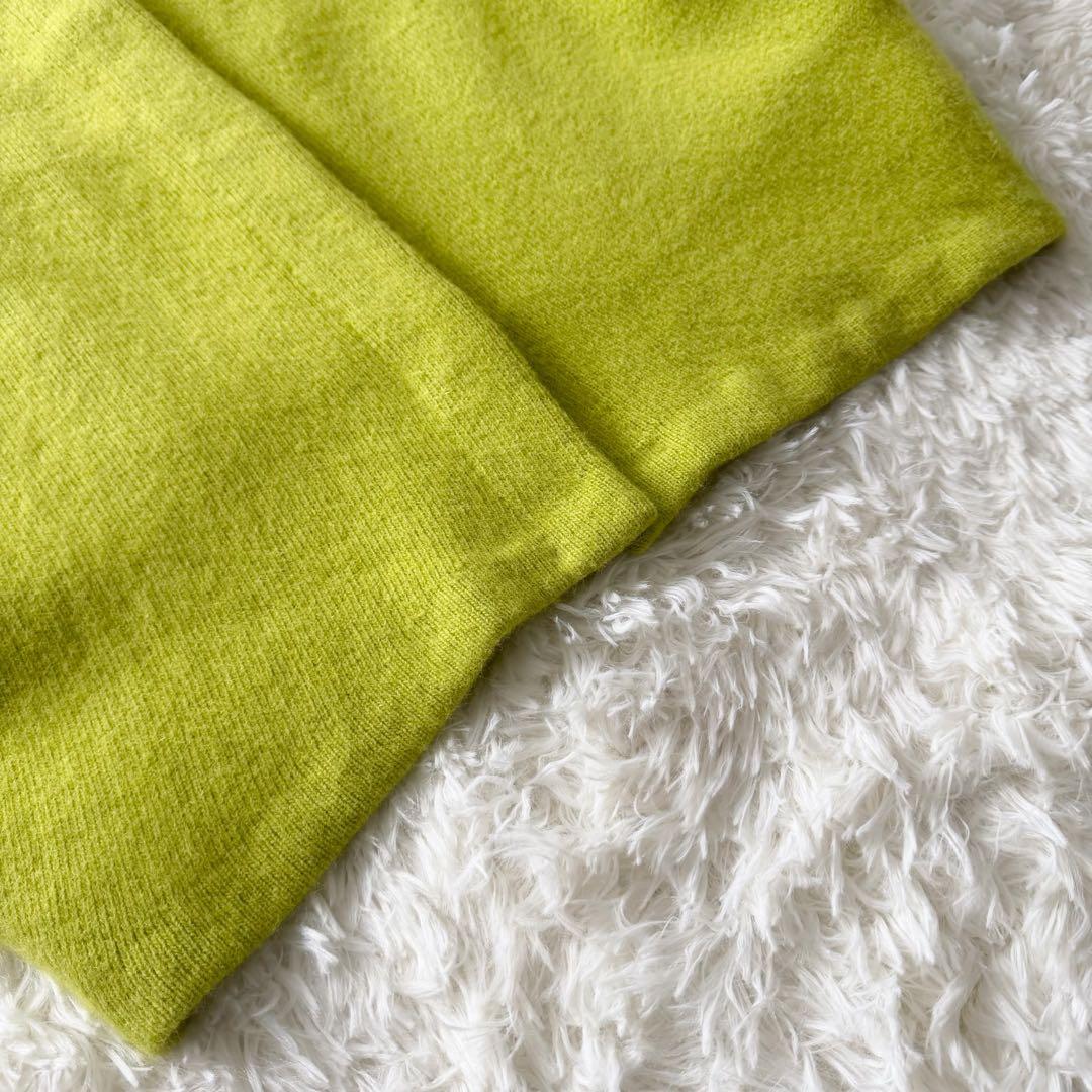 ELENDEEK ラクーンミックス ダブルカーディガン F グリーン