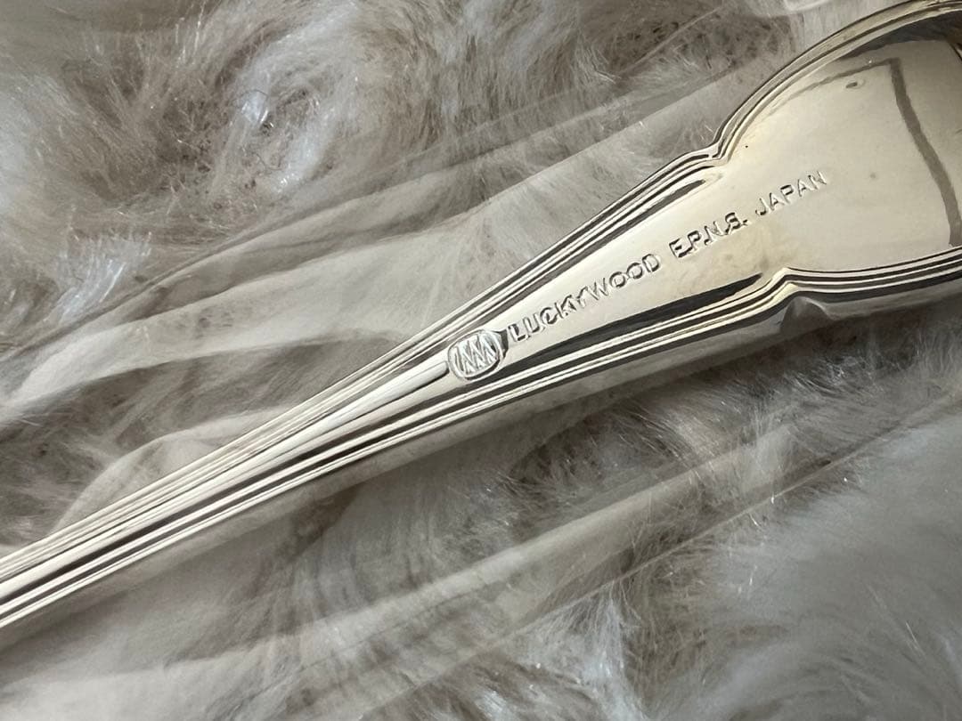 ラッキーウッド カトラリーセット　シルバーレーク　スプーン＆フォークセット