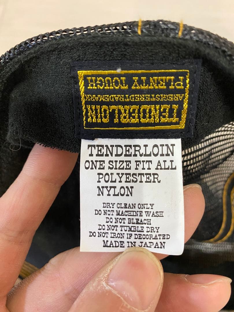 Tenderloin メッシュキャップ 黒