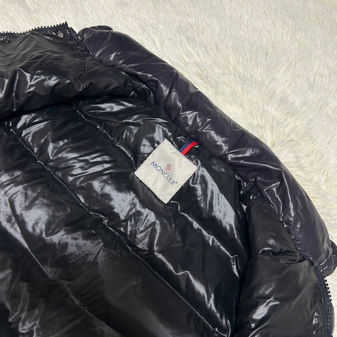 【正規美品/L】モンクレール チベット ダウンベスト ワッペン付き 肉厚 黒